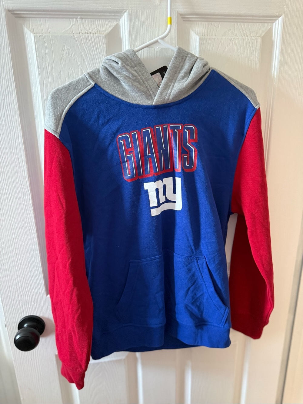 NWT Kids NY Giants sweatshirt Hoodie size large 14/16 (296)
